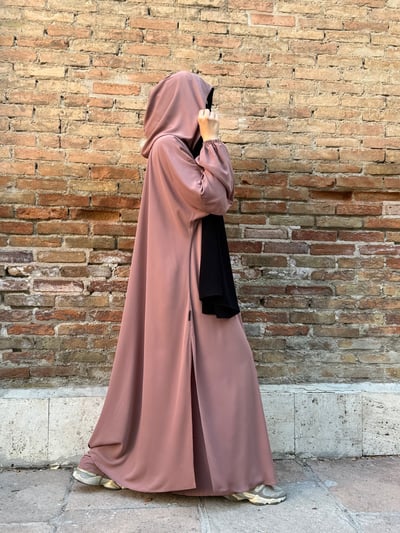 Elif Geniş Pantolonlu Abaya Takımı