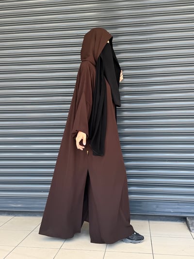 Elif Geniş Pantolonlu Abaya Takımı