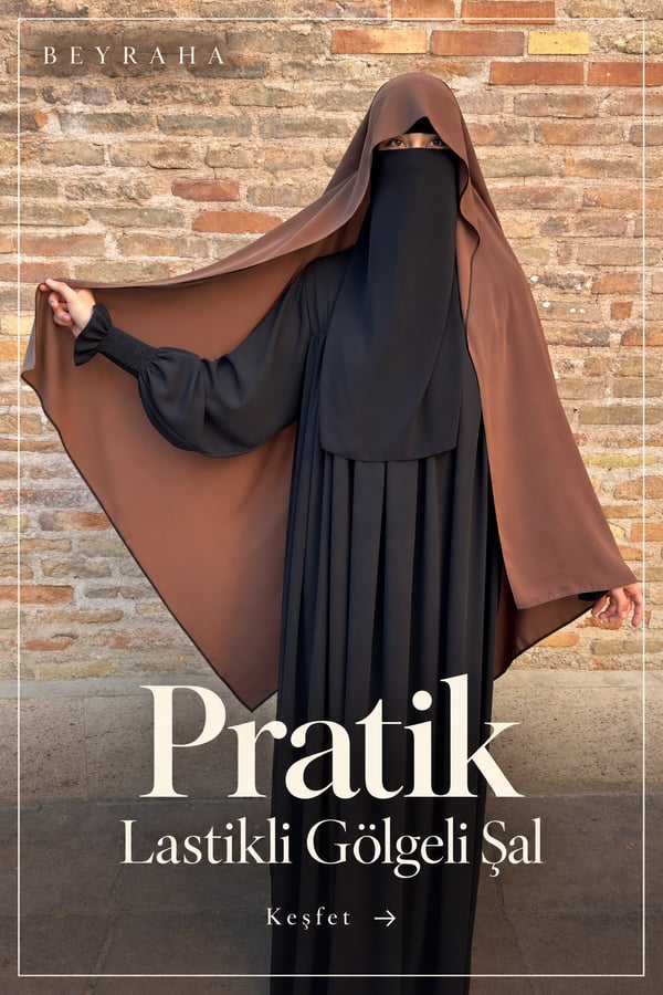Pratik Lastikli Gölgeli Şal