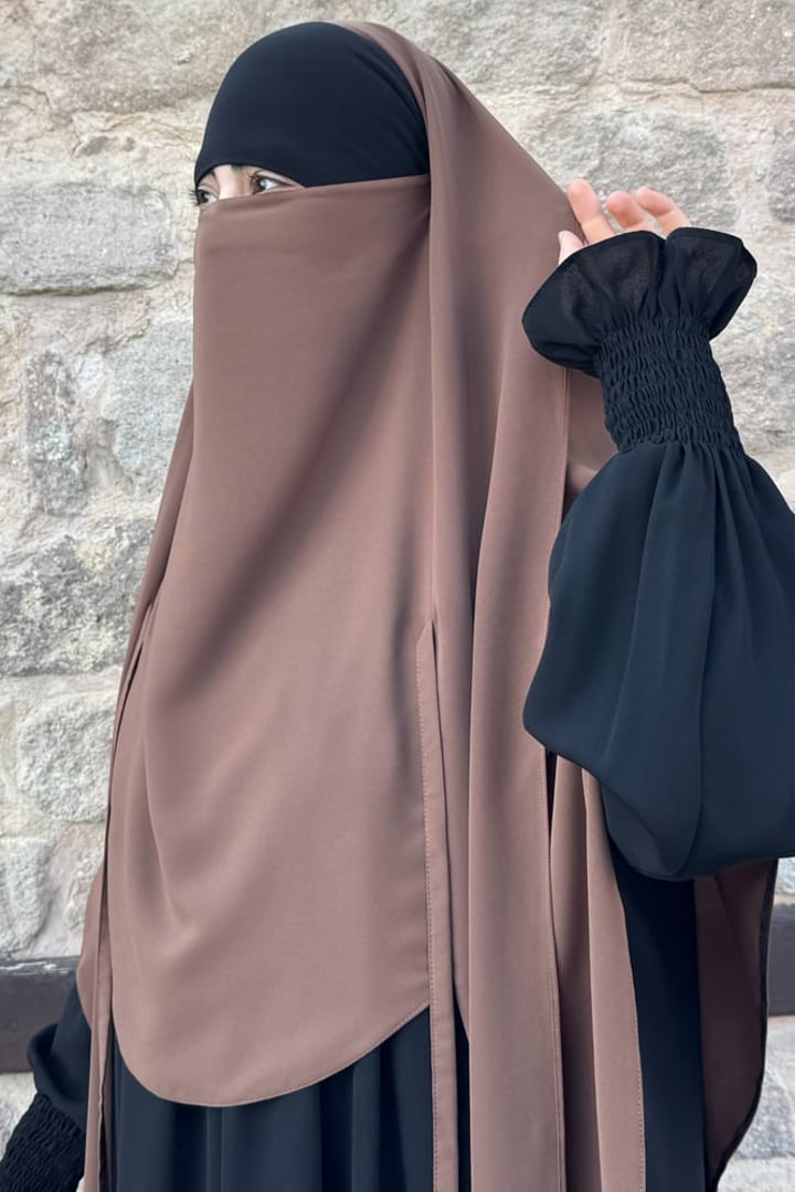 Mira Bağlamalı Gölgeli Sufle - Taba rengi