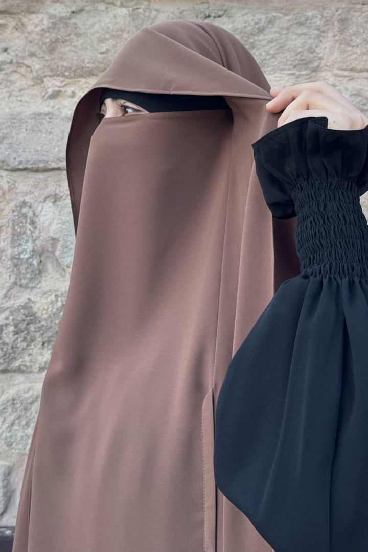 Mira Bağlamalı Gölgeli Sufle - Taba rengi