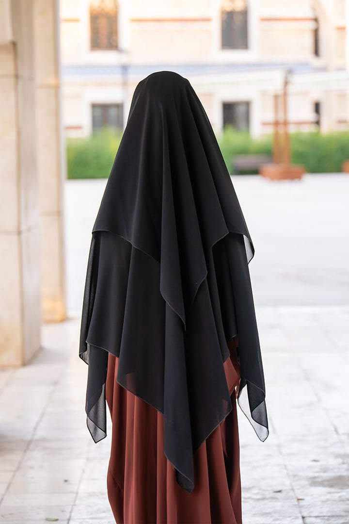 Üç Katlı Kelebek Model Arabia Peçe