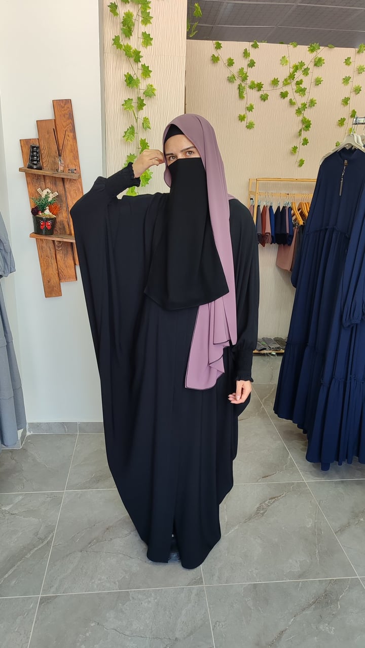 Yarasakol Soft Krep Ferace - Siyah