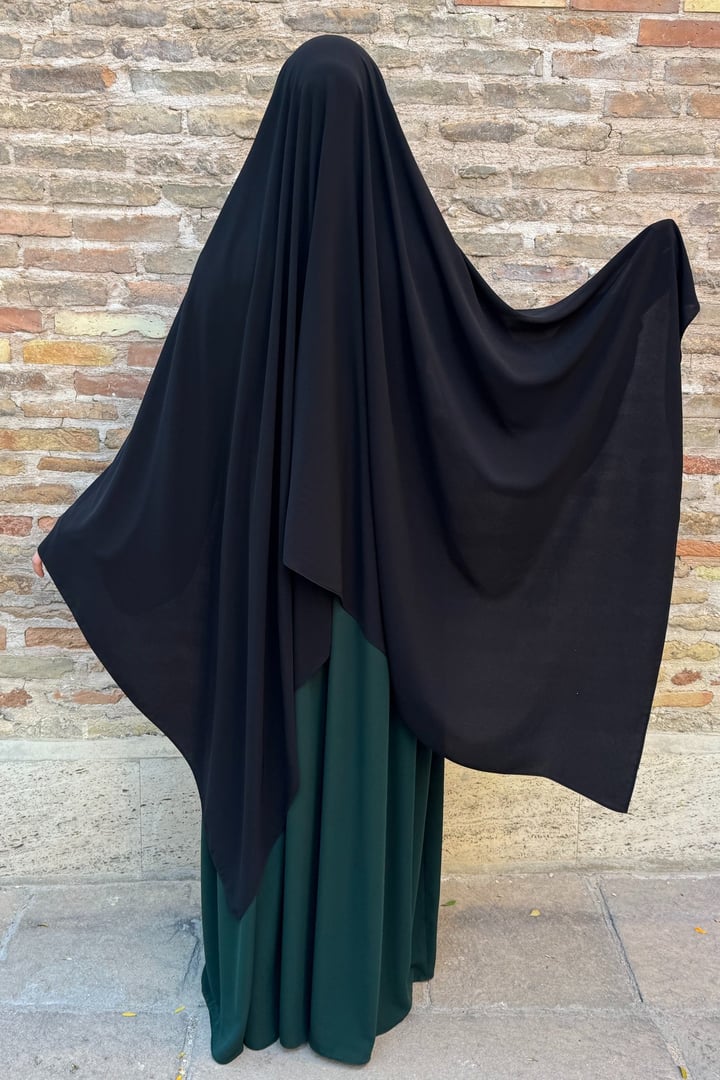 Pratik Gölgeli Şal - Siyah