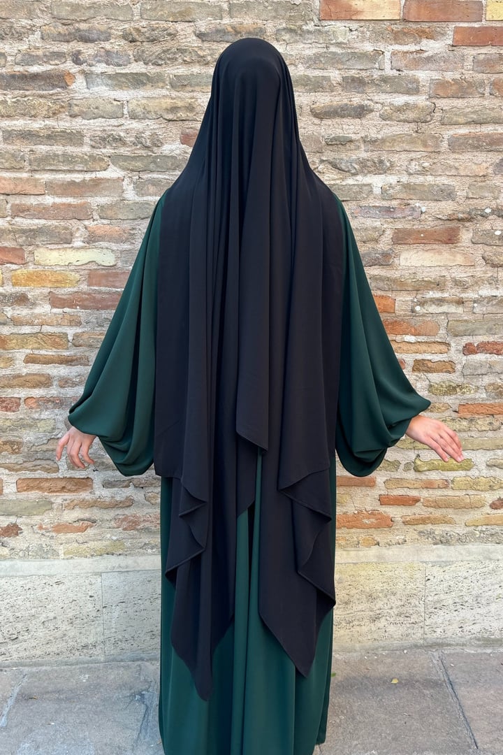 Pratik Gölgeli Şal - Siyah