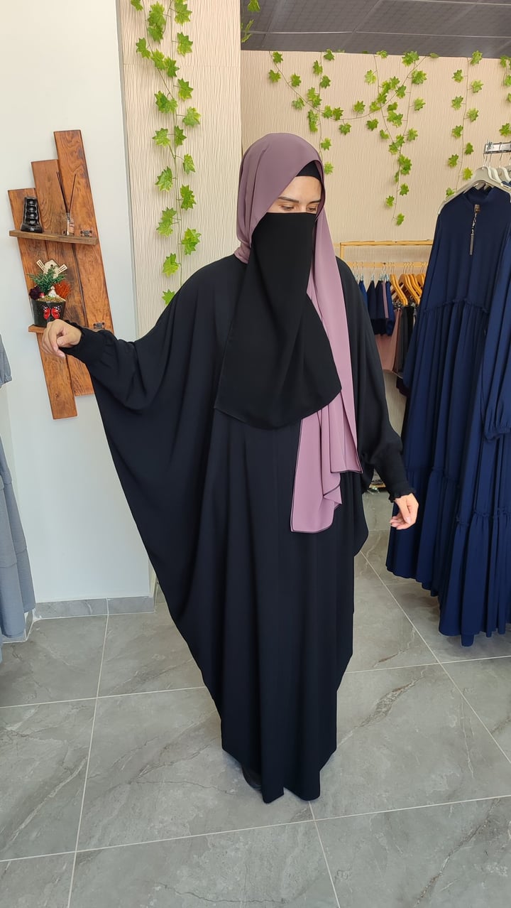 Yarasakol Soft Krep Ferace - Siyah