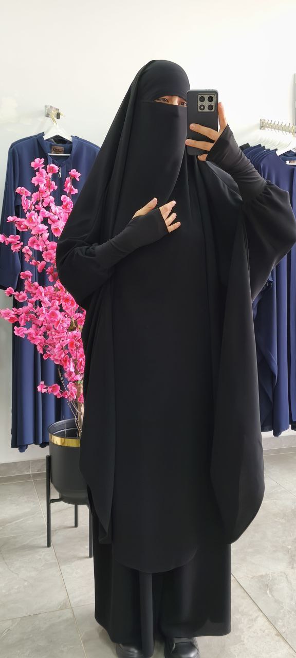 Afgan Çarşaf Takımı - Özel Dikim - Siyah