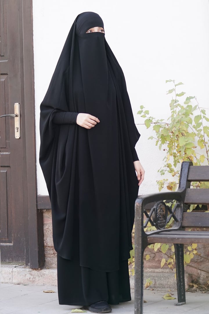 Afgan Çarşaf Takımı - Özel Dikim - Siyah